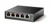 TP-LINK SF1005LP Switch 5-Port Fast Ethernet, 4xPoE 41W desktop, 